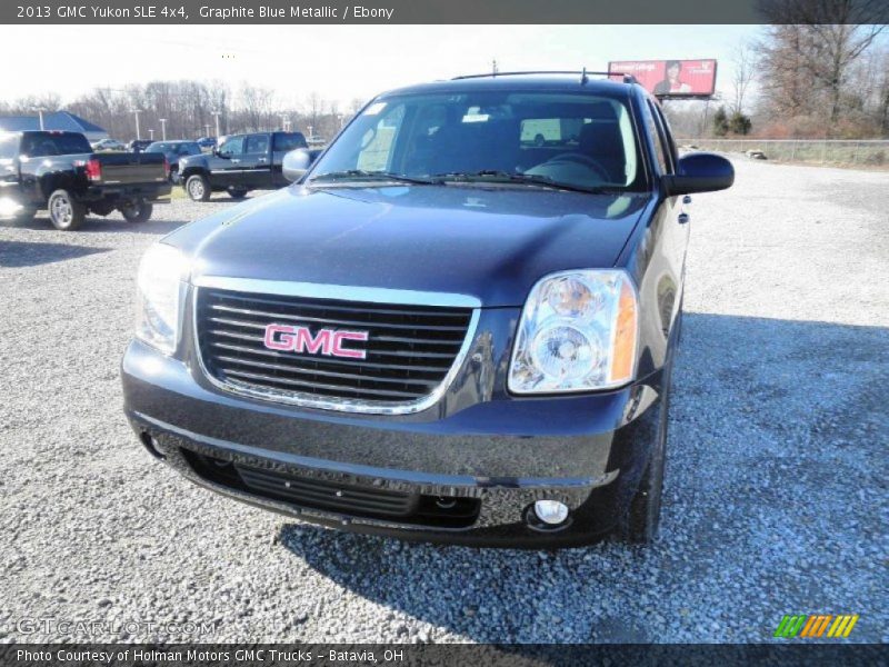 Graphite Blue Metallic / Ebony 2013 GMC Yukon SLE 4x4