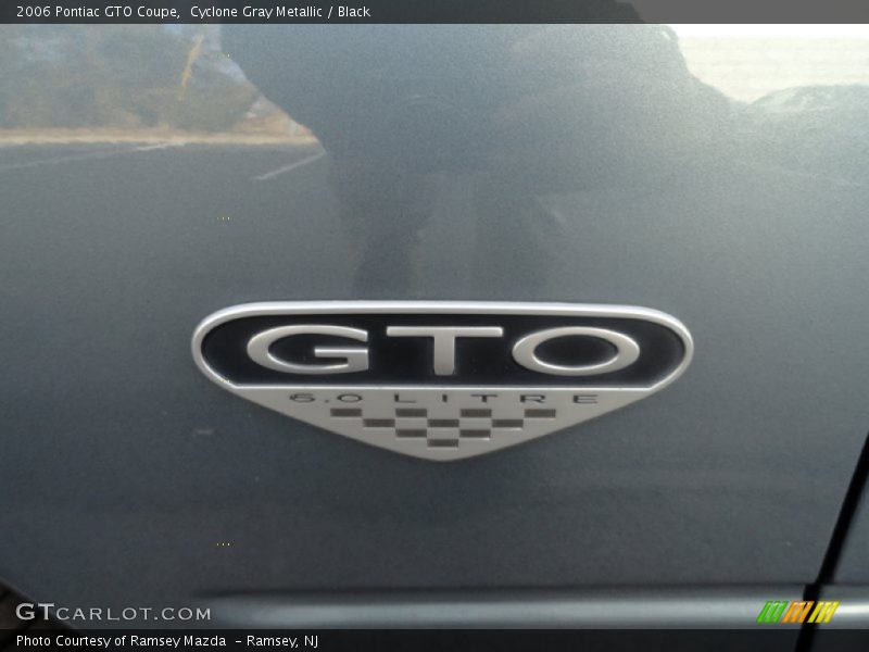 Cyclone Gray Metallic / Black 2006 Pontiac GTO Coupe