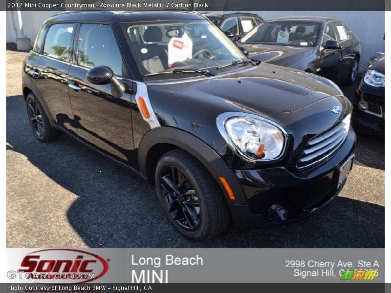 Absolute Black Metallic / Carbon Black 2012 Mini Cooper Countryman