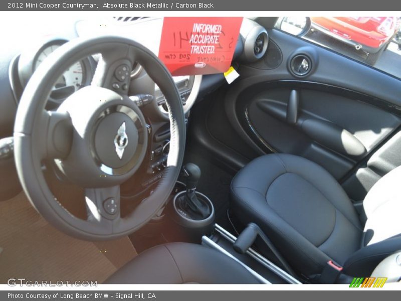 Absolute Black Metallic / Carbon Black 2012 Mini Cooper Countryman