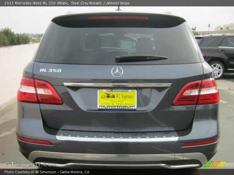 Steel Grey Metallic / Almond Beige 2013 Mercedes-Benz ML 350 4Matic