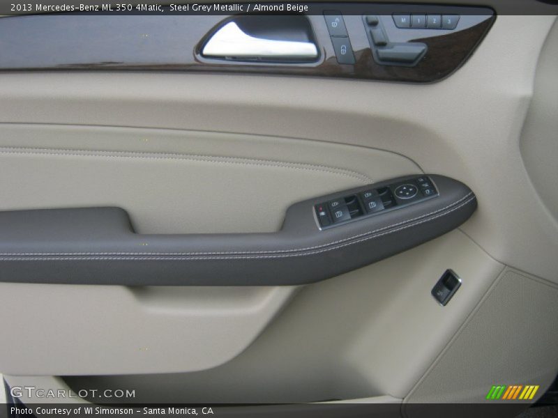 Steel Grey Metallic / Almond Beige 2013 Mercedes-Benz ML 350 4Matic