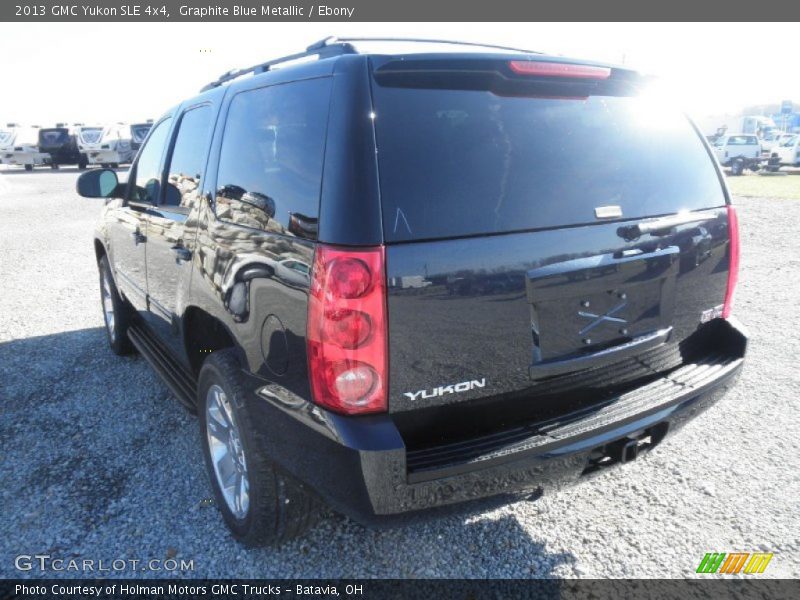 Graphite Blue Metallic / Ebony 2013 GMC Yukon SLE 4x4