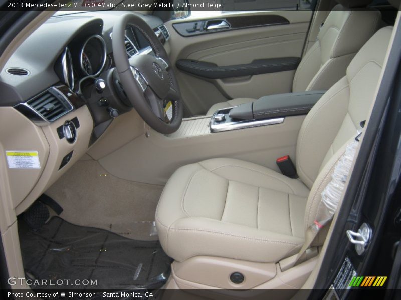 Steel Grey Metallic / Almond Beige 2013 Mercedes-Benz ML 350 4Matic