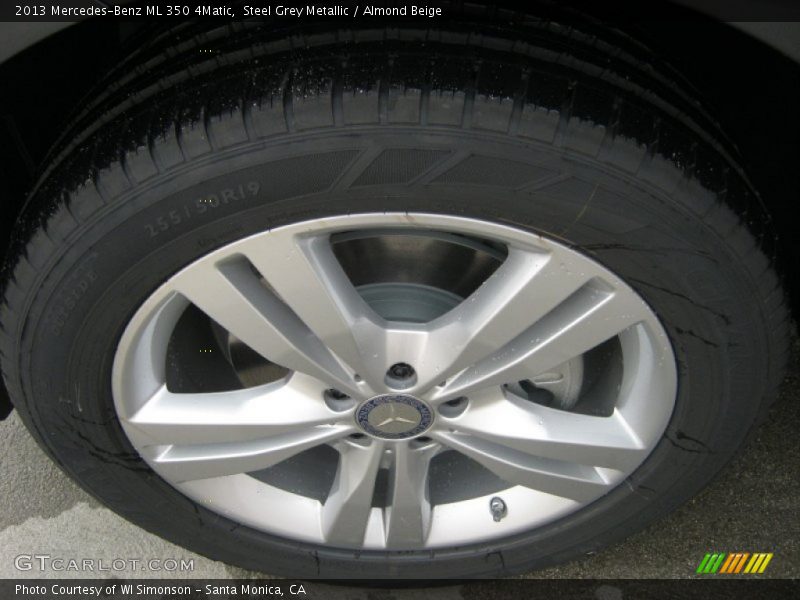 Steel Grey Metallic / Almond Beige 2013 Mercedes-Benz ML 350 4Matic