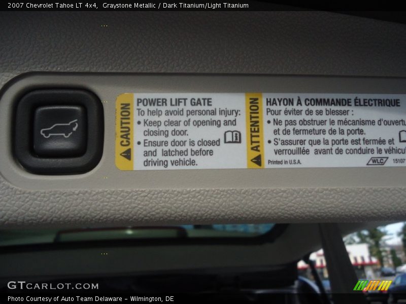 Graystone Metallic / Dark Titanium/Light Titanium 2007 Chevrolet Tahoe LT 4x4