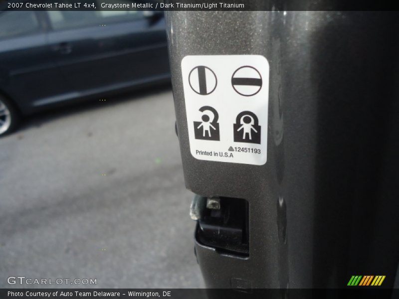 Graystone Metallic / Dark Titanium/Light Titanium 2007 Chevrolet Tahoe LT 4x4