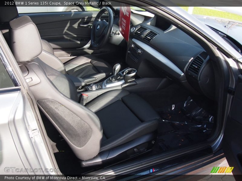 Space Grey Metallic / Black 2012 BMW 1 Series 135i Coupe