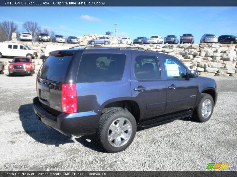 Graphite Blue Metallic / Ebony 2013 GMC Yukon SLE 4x4