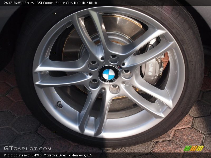 Space Grey Metallic / Black 2012 BMW 1 Series 135i Coupe