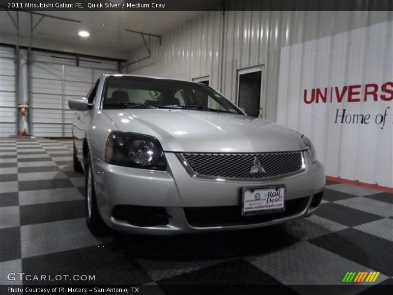 Quick Silver / Medium Gray 2011 Mitsubishi Galant FE