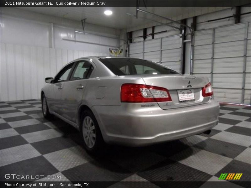 Quick Silver / Medium Gray 2011 Mitsubishi Galant FE