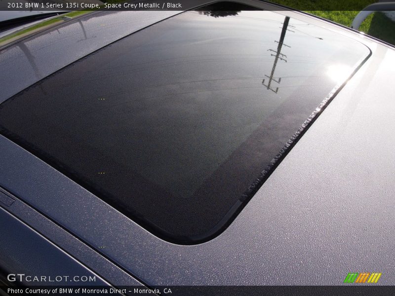 Space Grey Metallic / Black 2012 BMW 1 Series 135i Coupe