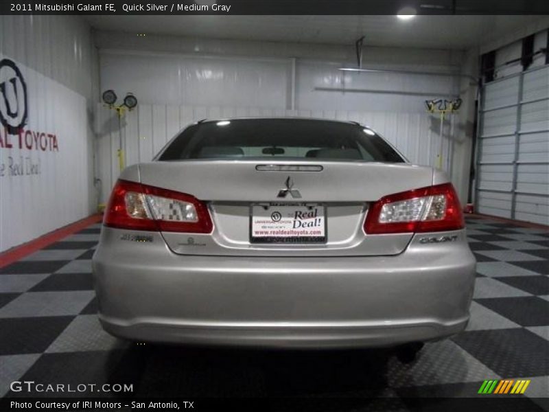 Quick Silver / Medium Gray 2011 Mitsubishi Galant FE
