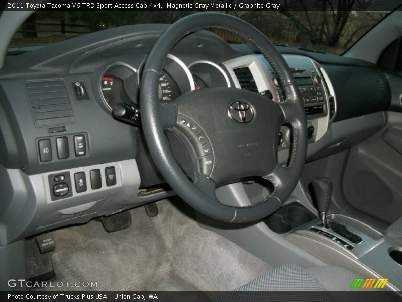 Magnetic Gray Metallic / Graphite Gray 2011 Toyota Tacoma V6 TRD Sport Access Cab 4x4