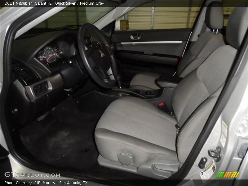 Quick Silver / Medium Gray 2011 Mitsubishi Galant FE