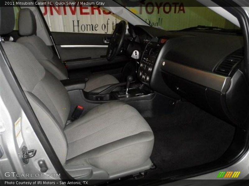 Quick Silver / Medium Gray 2011 Mitsubishi Galant FE