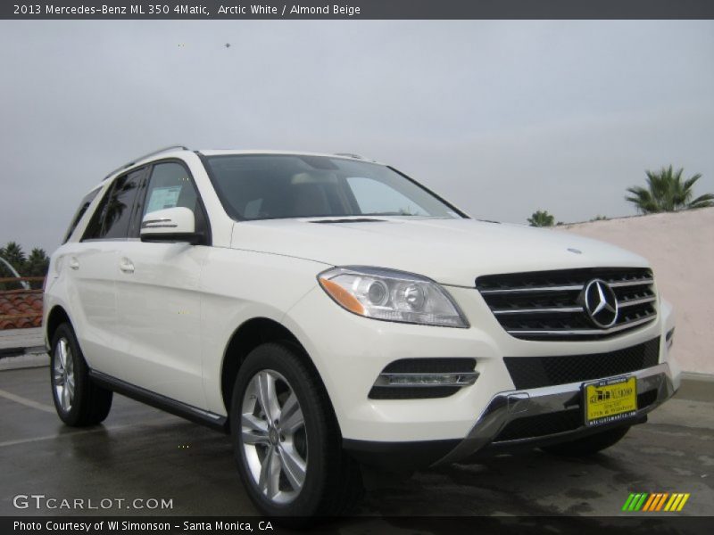 Arctic White / Almond Beige 2013 Mercedes-Benz ML 350 4Matic