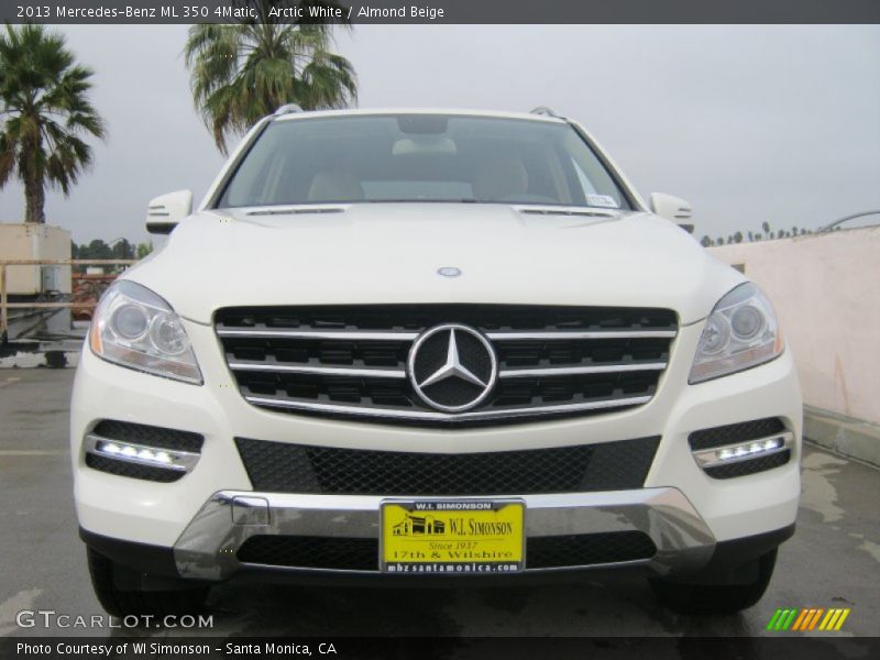 Arctic White / Almond Beige 2013 Mercedes-Benz ML 350 4Matic