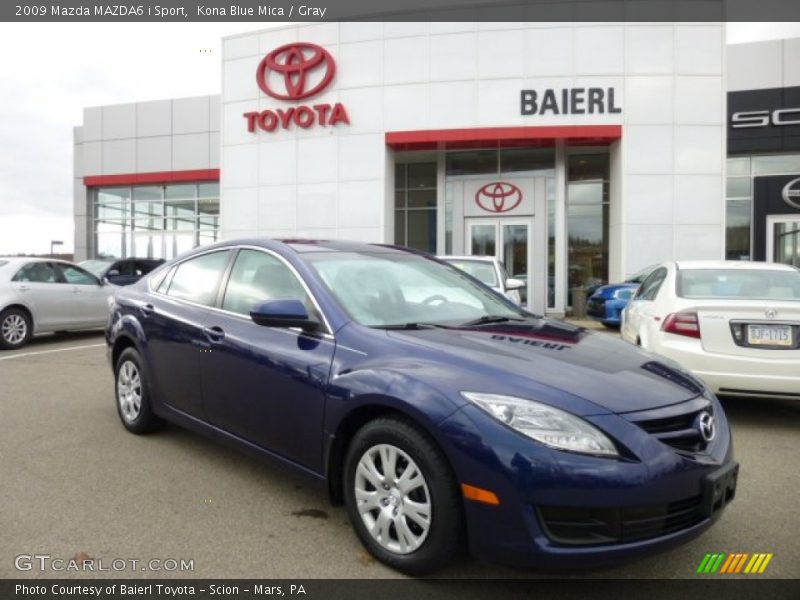 Kona Blue Mica / Gray 2009 Mazda MAZDA6 i Sport