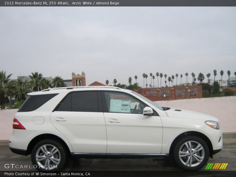 Arctic White / Almond Beige 2013 Mercedes-Benz ML 350 4Matic