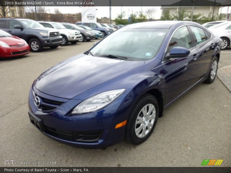 Kona Blue Mica / Gray 2009 Mazda MAZDA6 i Sport