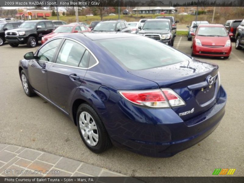 Kona Blue Mica / Gray 2009 Mazda MAZDA6 i Sport