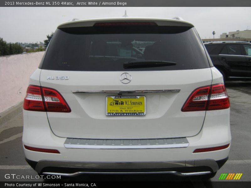 Arctic White / Almond Beige 2013 Mercedes-Benz ML 350 4Matic
