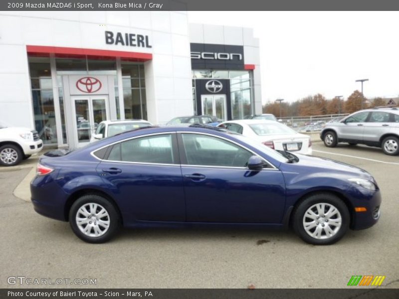 Kona Blue Mica / Gray 2009 Mazda MAZDA6 i Sport