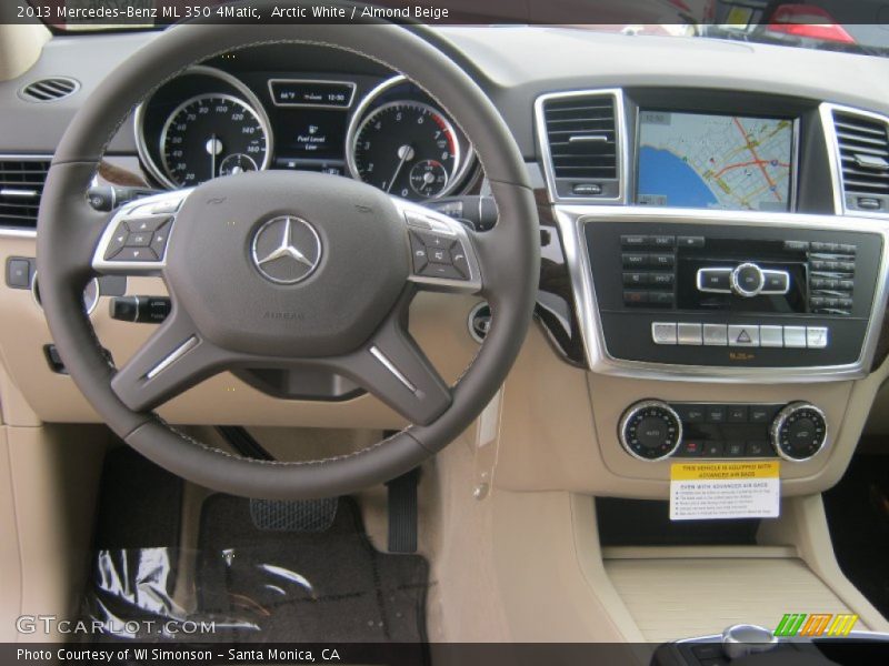 Arctic White / Almond Beige 2013 Mercedes-Benz ML 350 4Matic