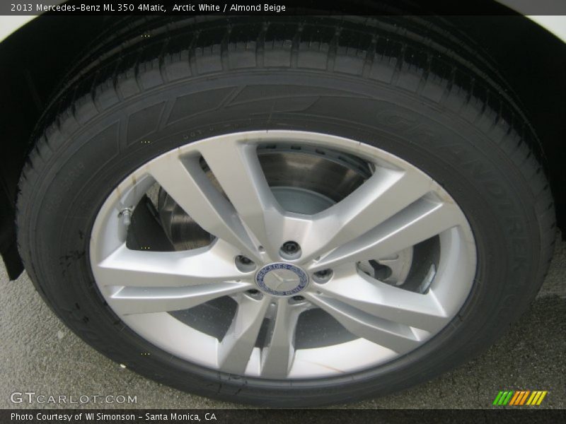 Arctic White / Almond Beige 2013 Mercedes-Benz ML 350 4Matic