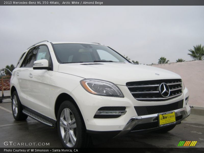 Arctic White / Almond Beige 2013 Mercedes-Benz ML 350 4Matic