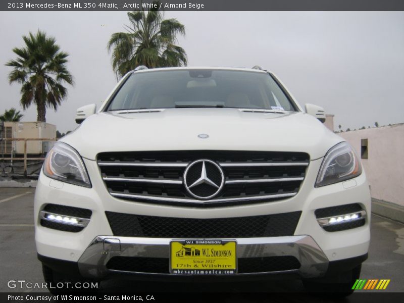 Arctic White / Almond Beige 2013 Mercedes-Benz ML 350 4Matic