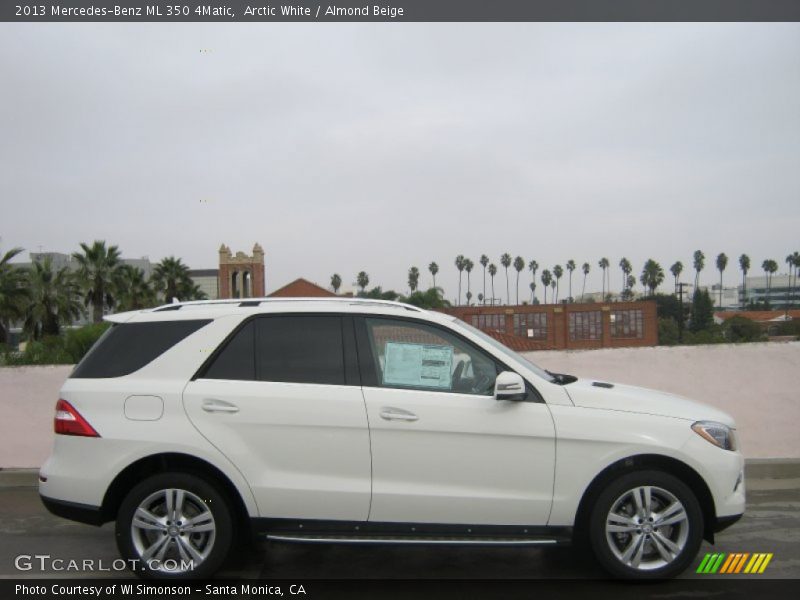Arctic White / Almond Beige 2013 Mercedes-Benz ML 350 4Matic