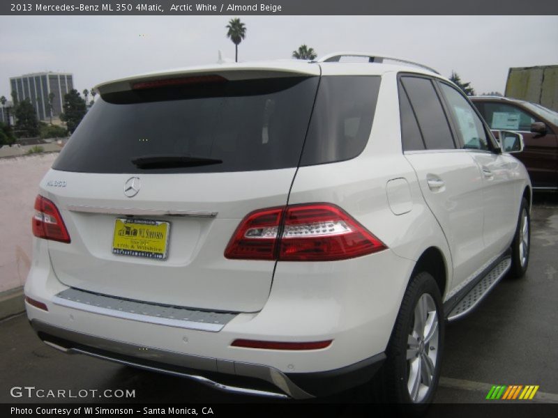 Arctic White / Almond Beige 2013 Mercedes-Benz ML 350 4Matic