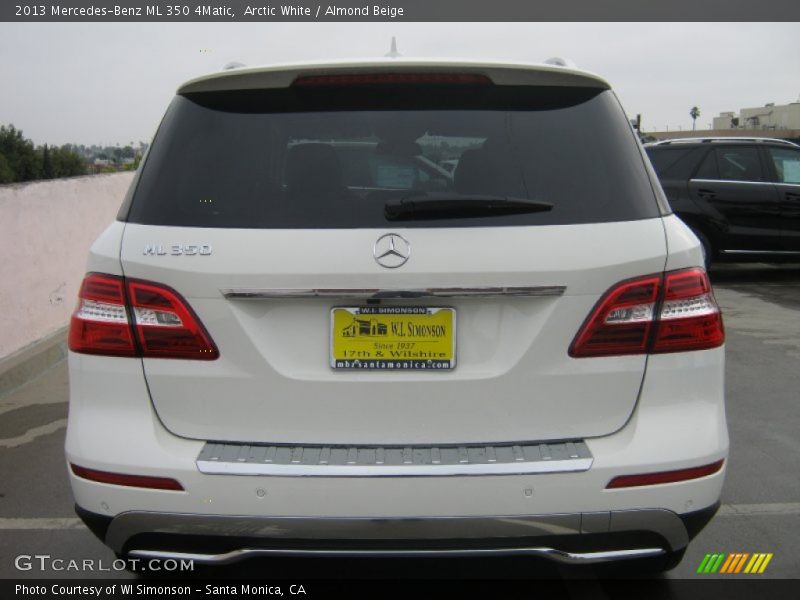 Arctic White / Almond Beige 2013 Mercedes-Benz ML 350 4Matic