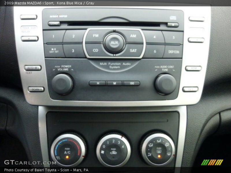 Kona Blue Mica / Gray 2009 Mazda MAZDA6 i Sport