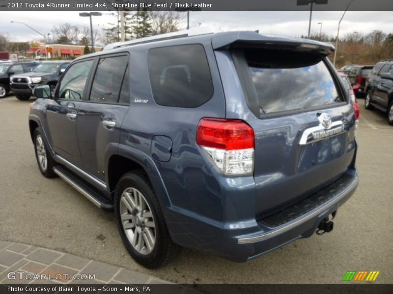 Shoreline Blue Pearl / Black Leather 2012 Toyota 4Runner Limited 4x4