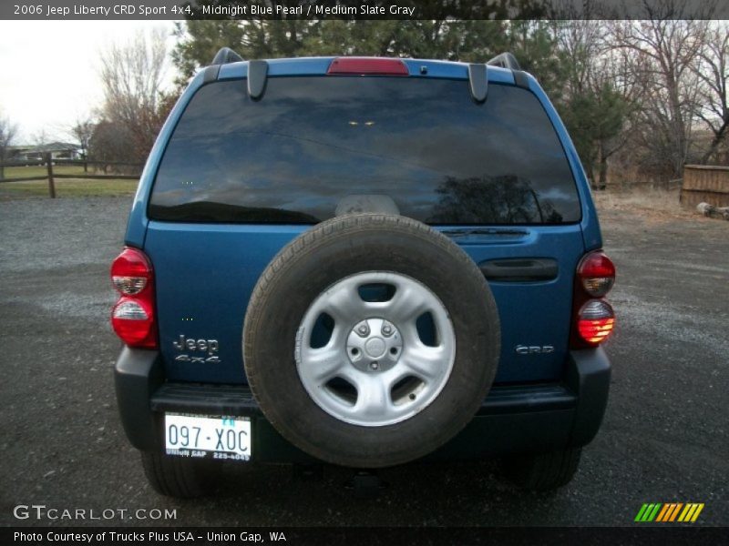 Midnight Blue Pearl / Medium Slate Gray 2006 Jeep Liberty CRD Sport 4x4