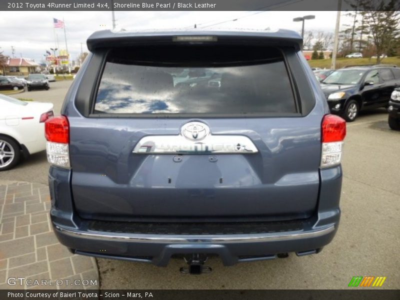 Shoreline Blue Pearl / Black Leather 2012 Toyota 4Runner Limited 4x4