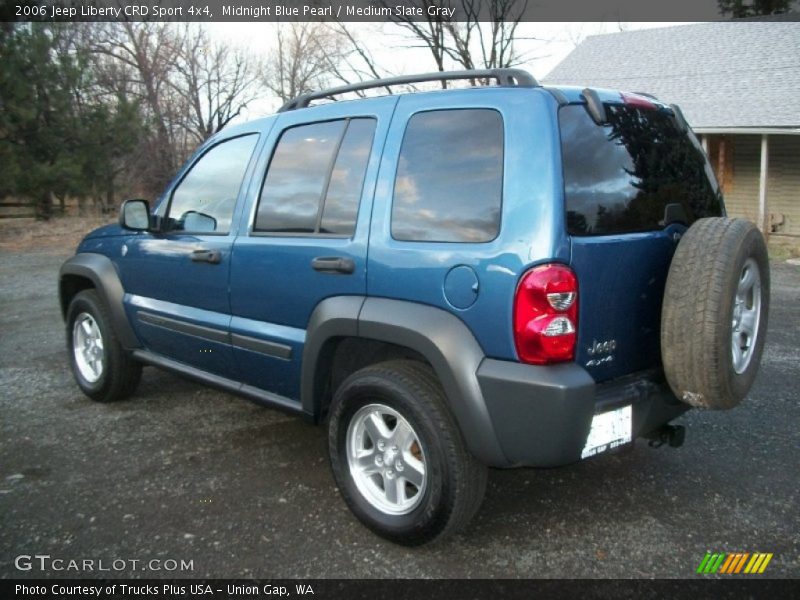 Midnight Blue Pearl / Medium Slate Gray 2006 Jeep Liberty CRD Sport 4x4