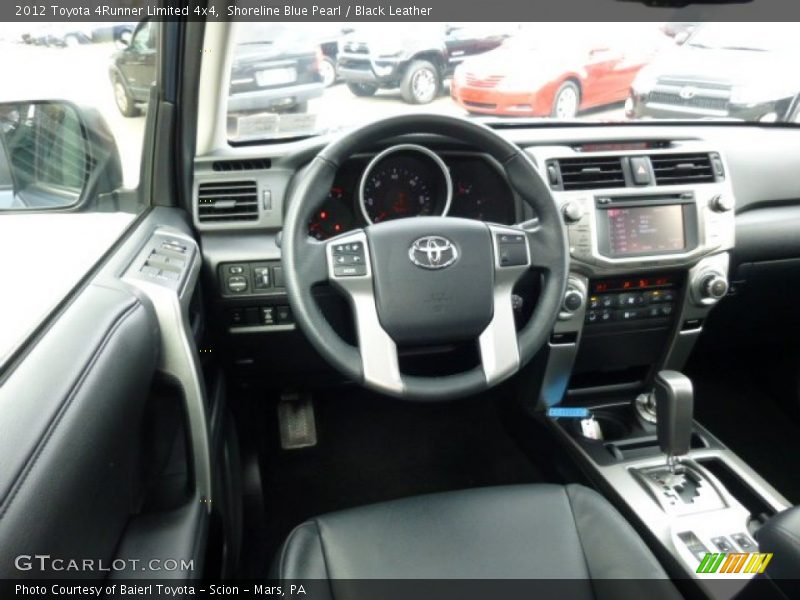 Shoreline Blue Pearl / Black Leather 2012 Toyota 4Runner Limited 4x4