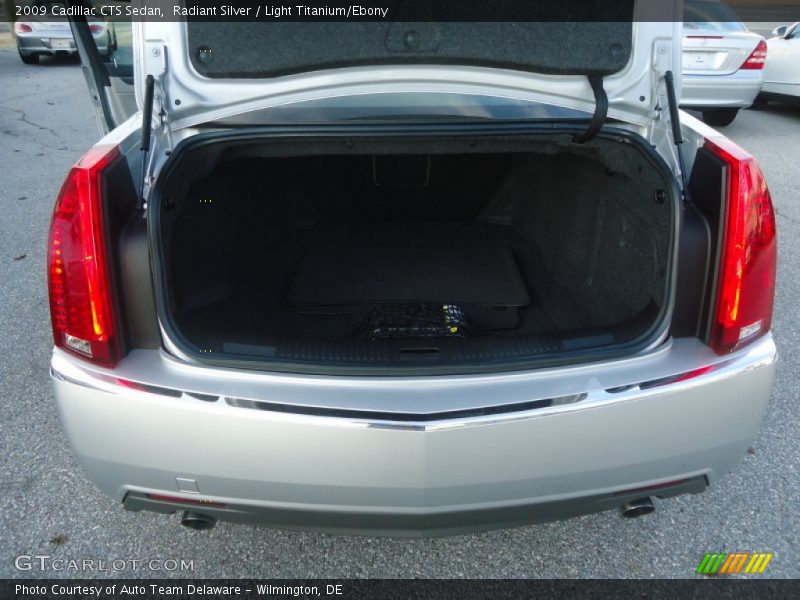 Radiant Silver / Light Titanium/Ebony 2009 Cadillac CTS Sedan