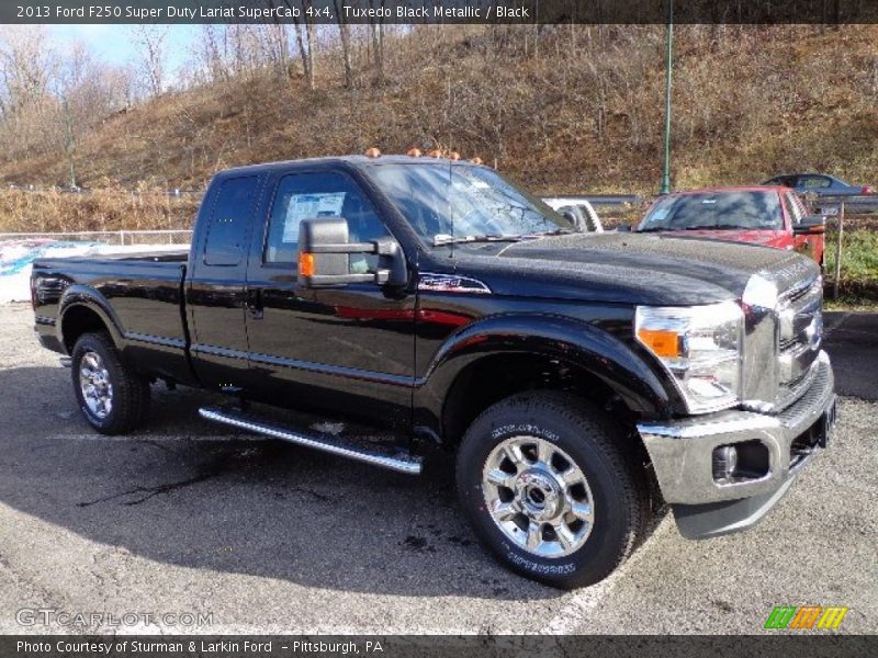 Tuxedo Black Metallic / Black 2013 Ford F250 Super Duty Lariat SuperCab 4x4