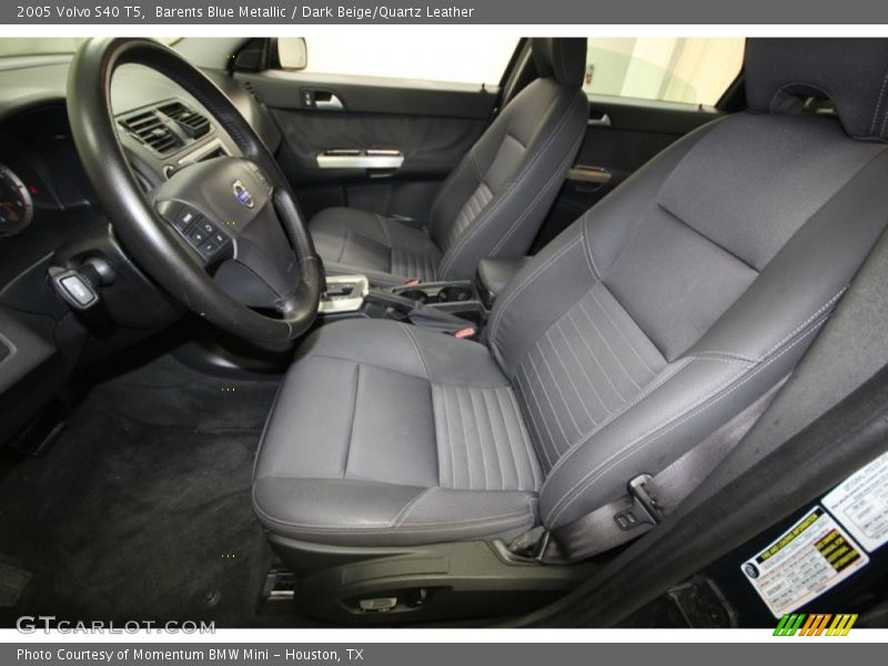 Barents Blue Metallic / Dark Beige/Quartz Leather 2005 Volvo S40 T5