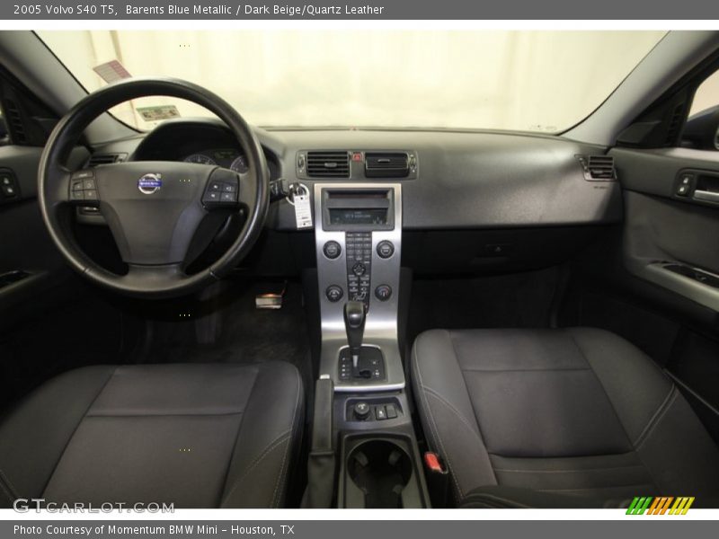 Barents Blue Metallic / Dark Beige/Quartz Leather 2005 Volvo S40 T5