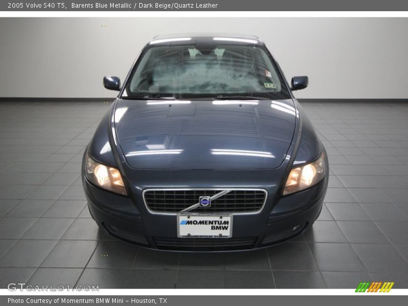 Barents Blue Metallic / Dark Beige/Quartz Leather 2005 Volvo S40 T5