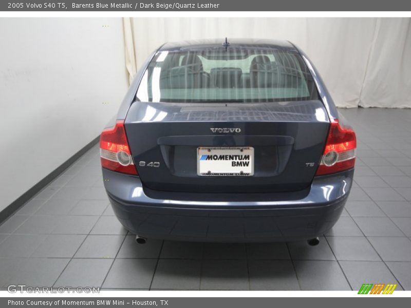 Barents Blue Metallic / Dark Beige/Quartz Leather 2005 Volvo S40 T5