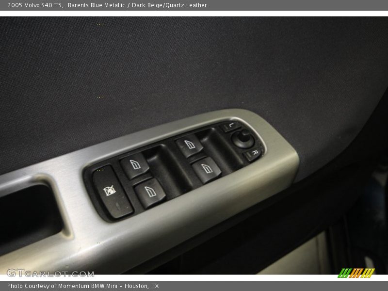 Barents Blue Metallic / Dark Beige/Quartz Leather 2005 Volvo S40 T5