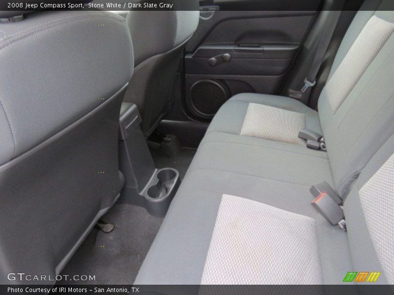 Stone White / Dark Slate Gray 2008 Jeep Compass Sport